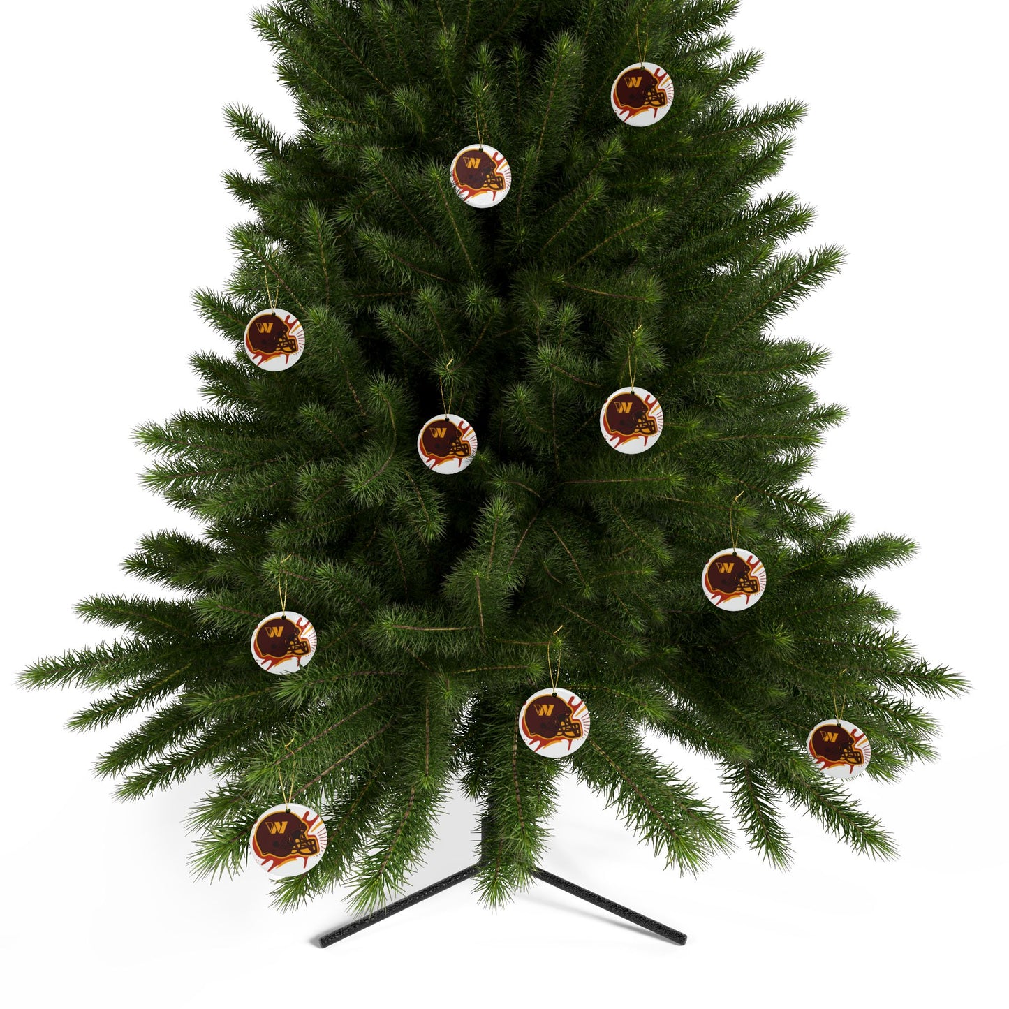 Football Team Ceramic Ornaments - Holiday Decor, Personalized Gifts, Sports Fan Holiday Decorations, Unique Tree Ornaments, Team [...]