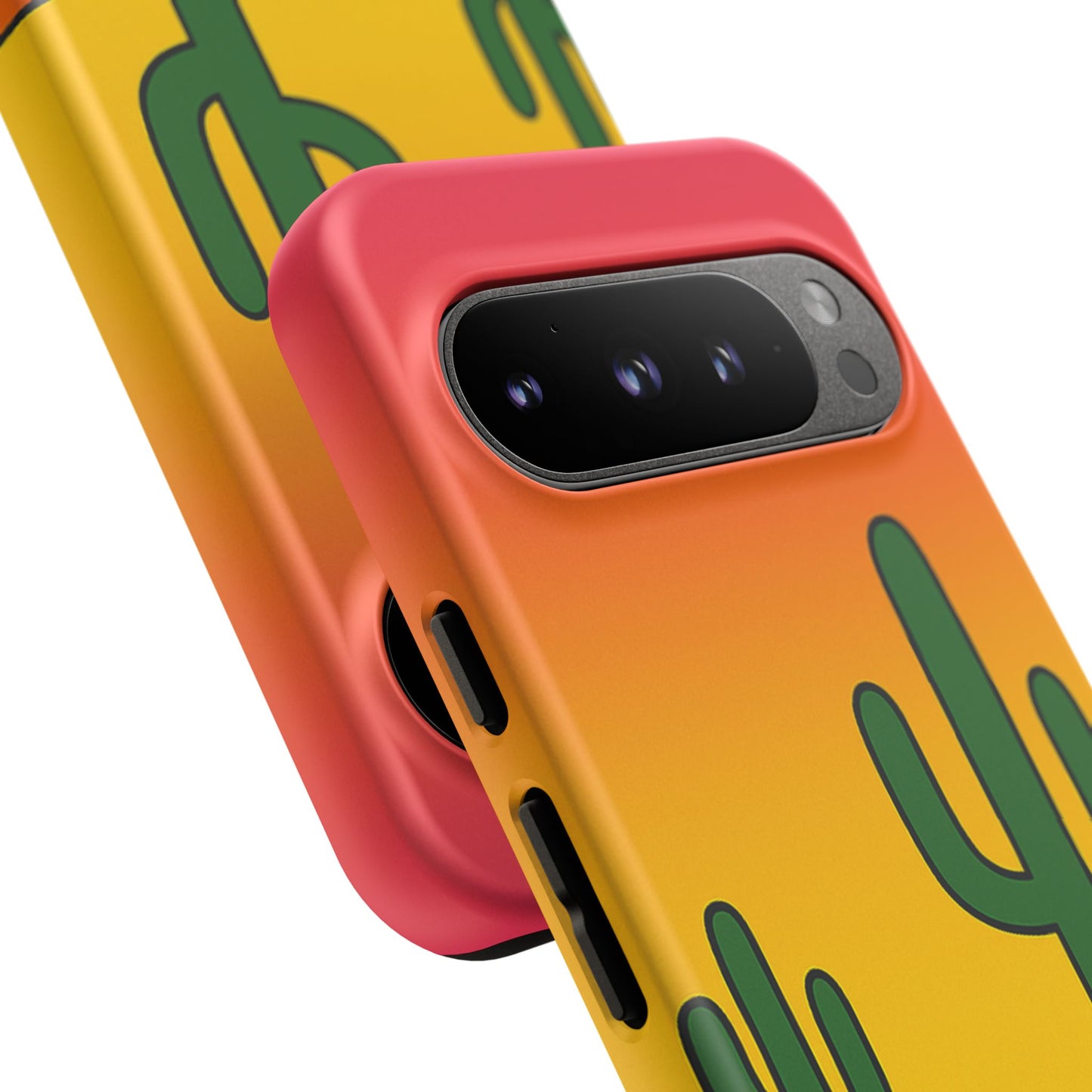 Desert Vibes Phone Case, Tough Cases, Cactus Design, Colorful Phone Cover, Summer Aesthetic, Unique Gift Idea