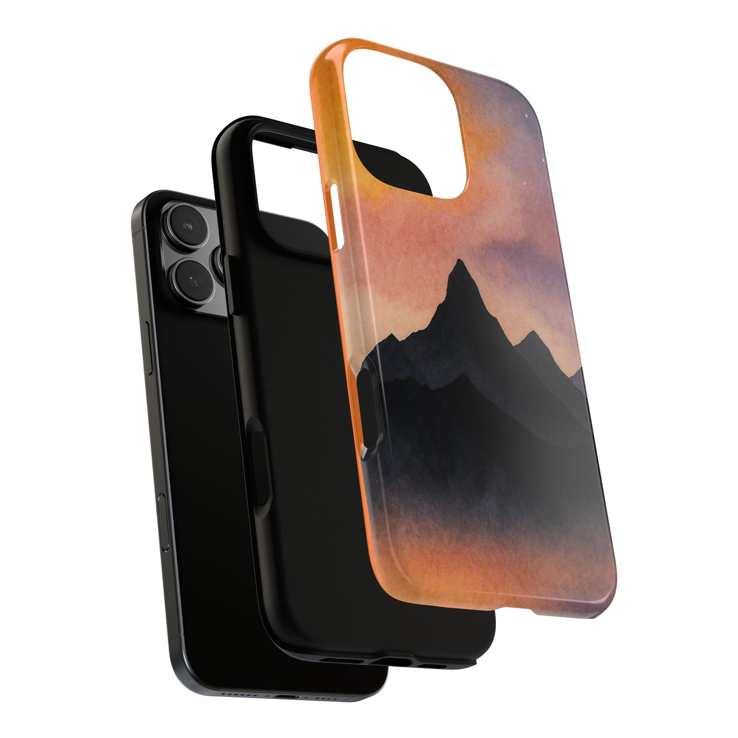Mountain Sunset Phone Case, Nature Lover's Gift, Adventure Phone Cover, Unique Cellphone Accessories, Outdoor Enthusiast Decor