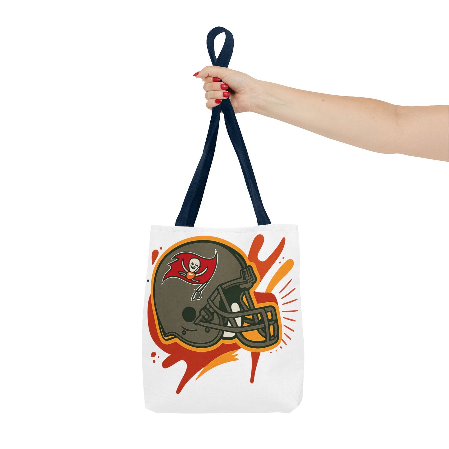Tote Bag with Bold Football Design, Sports Tote, Game Day Bag, NFL Fan Gift, Personalized Beach Bag, Unique Shopping Tote