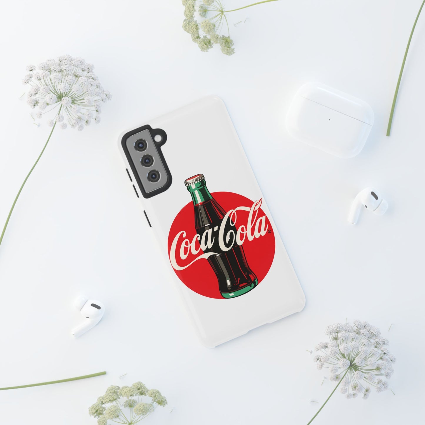 Coca-Cola Tough Phone Cases, Vintage Soda Drink, Retro Style, Unique Gift, Phone Accessories, Summer Vibes
