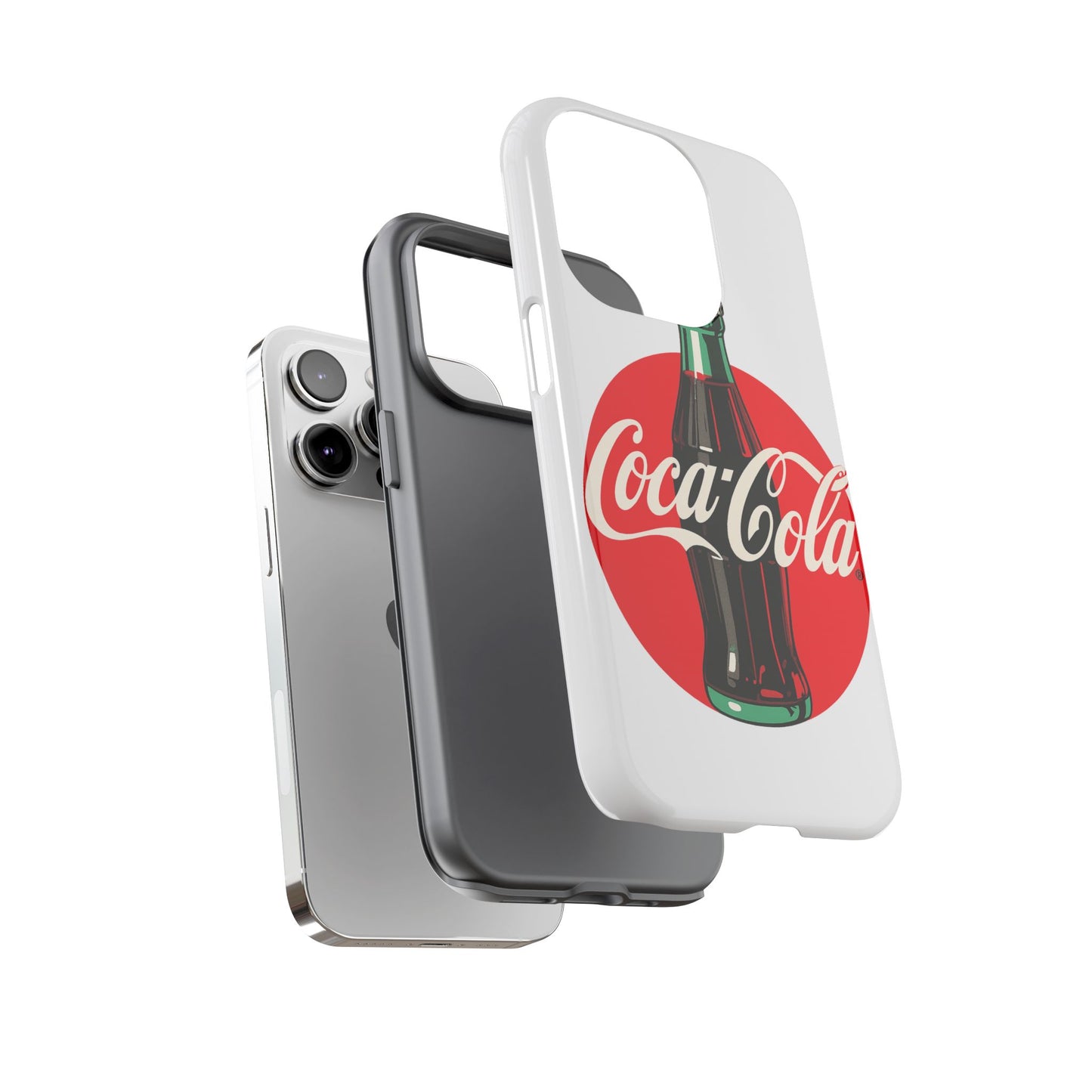 Coca-Cola Tough Phone Cases, Vintage Soda Drink, Retro Style, Unique Gift, Phone Accessories, Summer Vibes