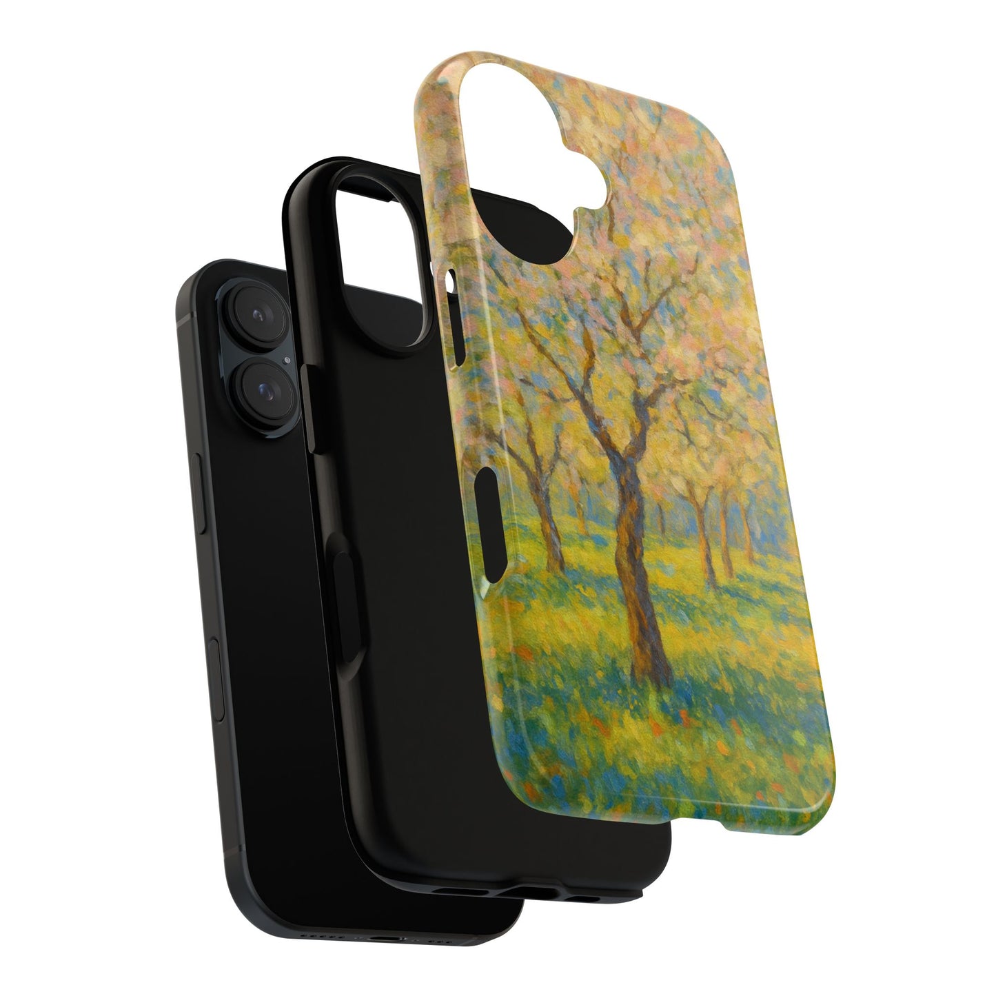 Artistic Phone Case, Tough Phone Case, Flower Tree Case, Spring Decor, Unique Phone Cover, Nature Lover Gift