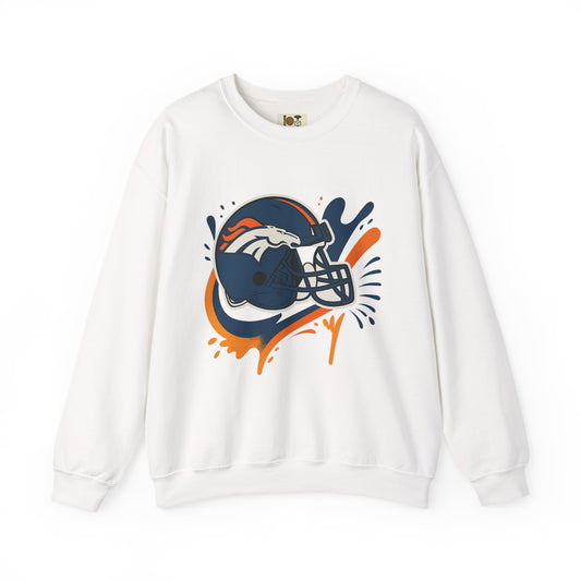 Denver Broncos Crewneck Sweatshirt, Football Fan Gear, Unisex Sports Apparel, Game Day Outfit, Perfect Gift for Fans