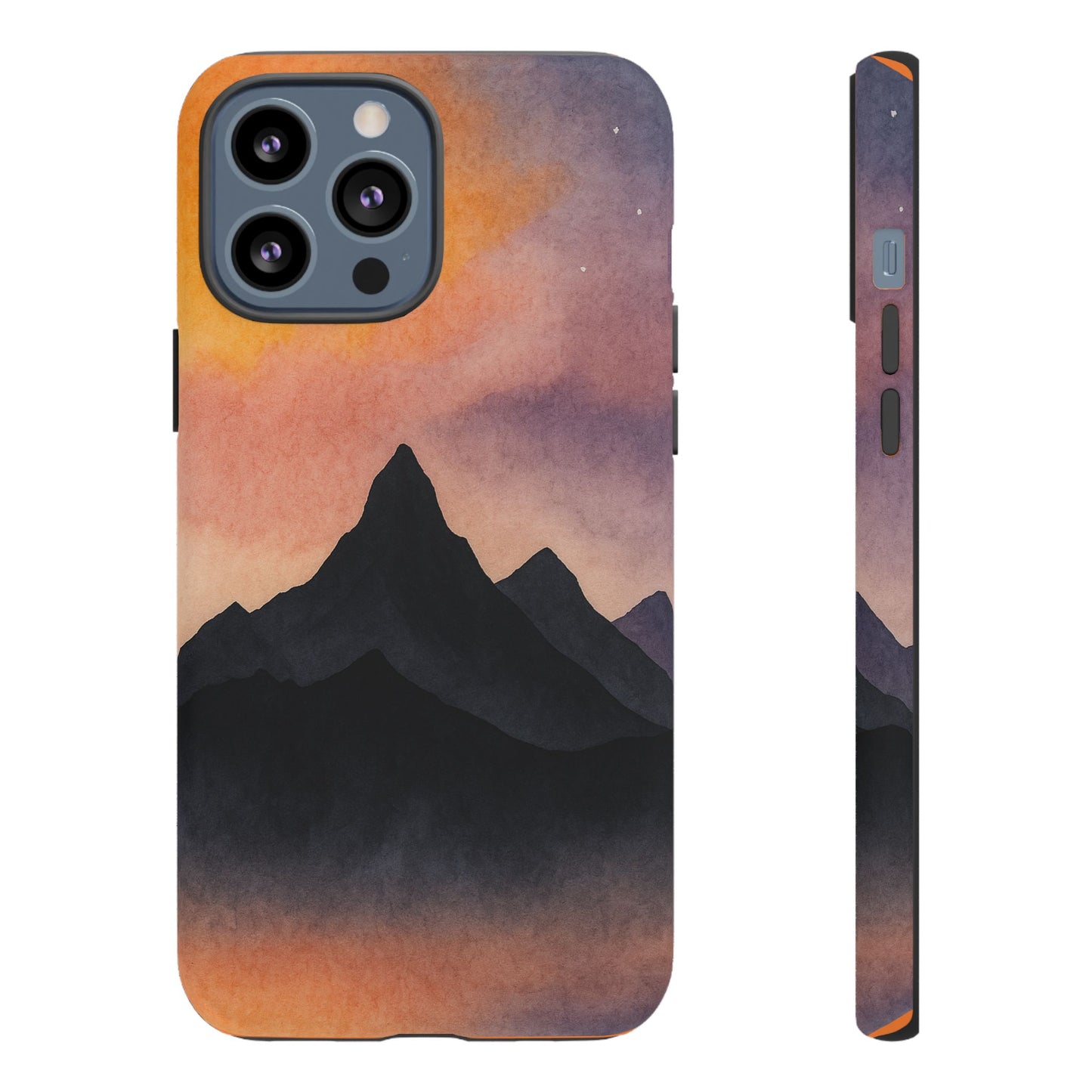 Mountain Sunset Phone Case, Nature Lover's Gift, Adventure Phone Cover, Unique Cellphone Accessories, Outdoor Enthusiast Decor