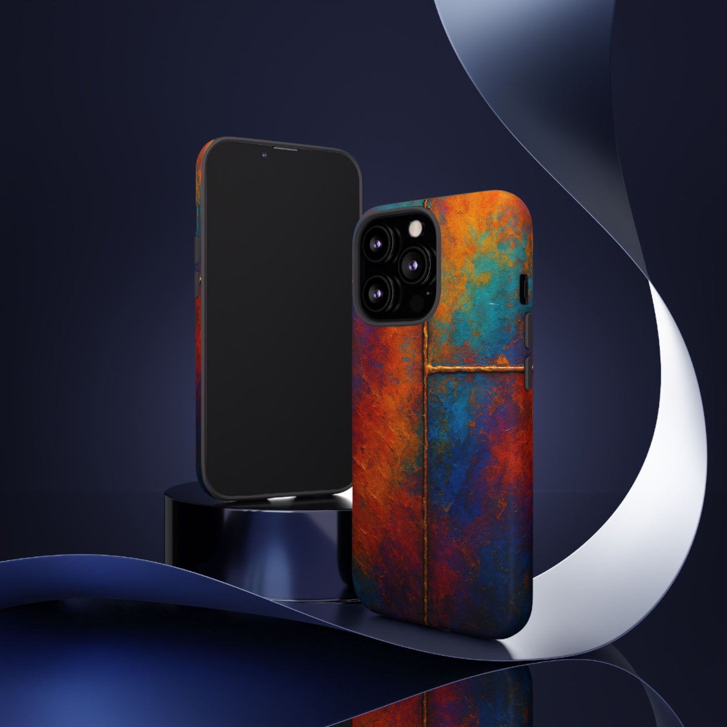 Vibrant Phone Case, Colorful Tough Case Cover, Artistic Phone Protector, Unique Smartphone Accessories, Gift for Tech Lovers