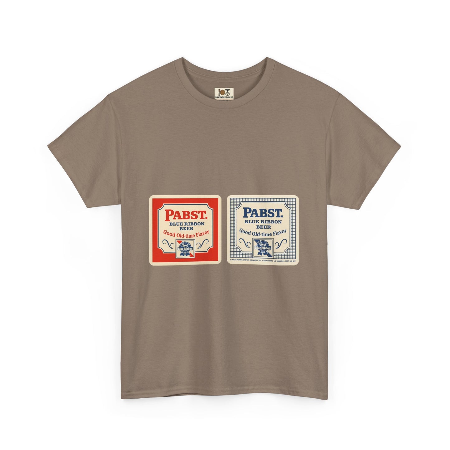 Vintage-Inspired Unisex Heavy Cotton Tee, Perfect for Beer Lovers, Retro Style Shirt, Gift for Him/Her, Casual Wear, Birthday Gift, Pabst beer
