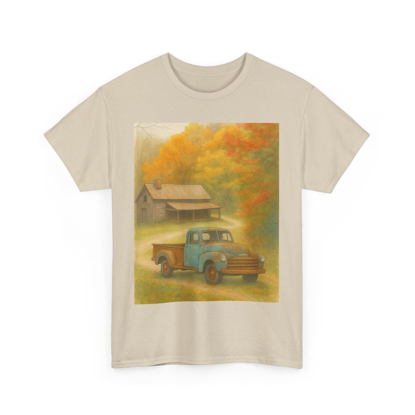 Autumn Vintage Truck Tee | Cozy Fall Apparel, Gift for Him, Harvest Style, [...]