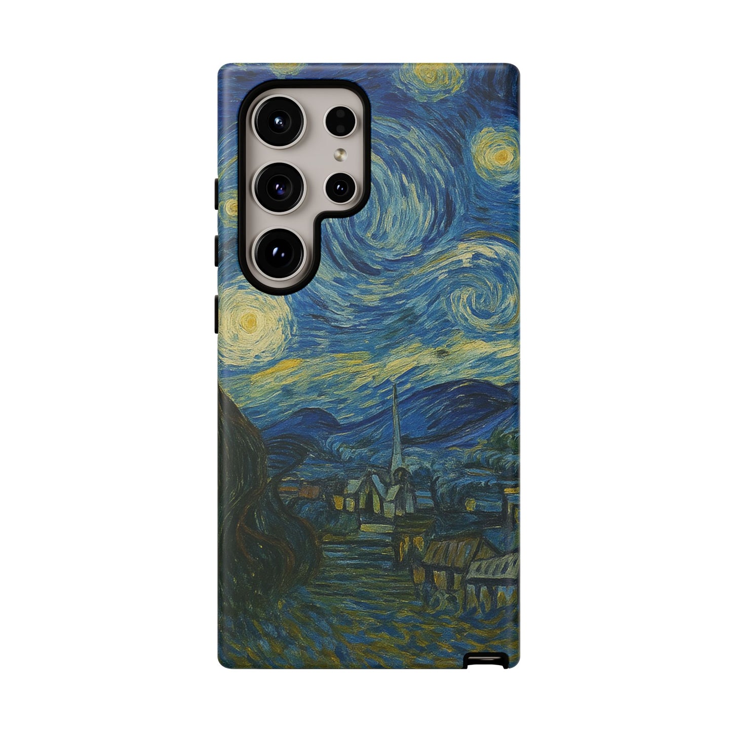 Starry Night Phone Case, Artistic Cell Phone Cover, Gift for Art Lovers, Unique Phone Accessory, Birthday Gift for Him/Her, Tough Cases