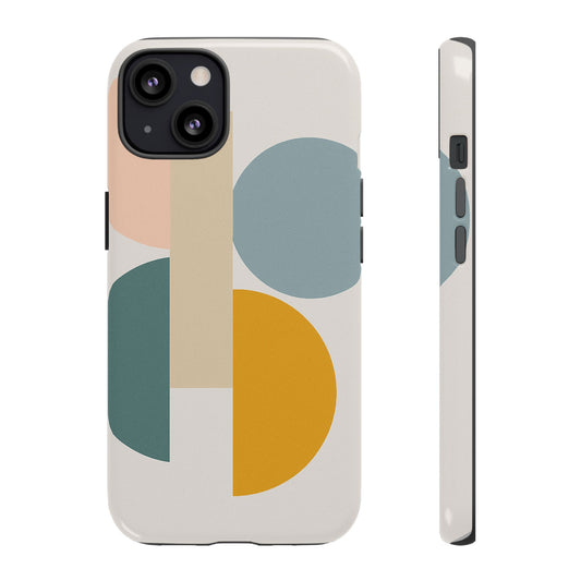 Minimalist Geometric Phone Case, Stylish Protective Cover for Phones, Modern Design, Gift for Him/Her, Trendy Tech Accessory