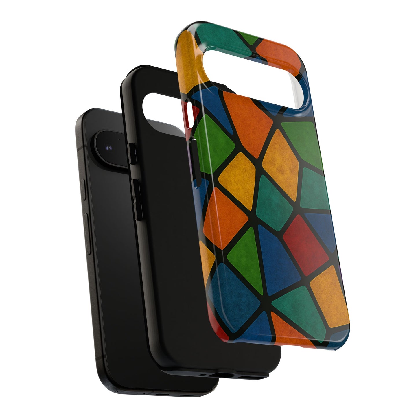 Colorful Mosaic Phone Case, Tough Cell Phone Cover, Vibrant Smartphone Protector, Unique Gift for Weddings, Birthday, Holidays