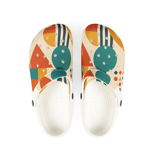 Stylish EVA Foam Rubber Clogs - Colorful AOP Design for Comfort & Fun, Perfect for Summer, Casual Outings, Garden Wear, Gift Ideas