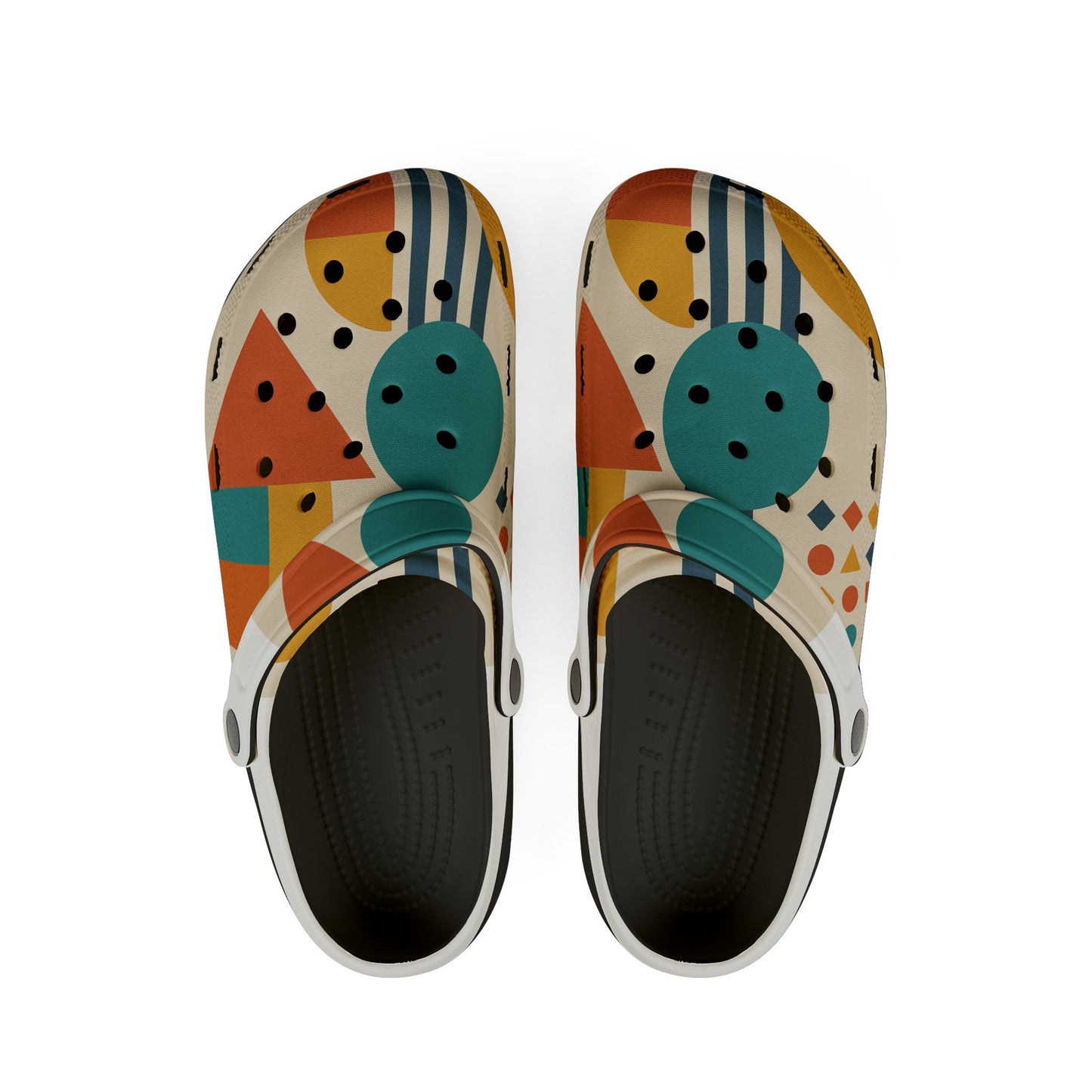 Stylish EVA Foam Rubber Clogs - Colorful AOP Design for Comfort & Fun, Perfect for Summer, Casual Outings, Garden Wear, Gift Ideas