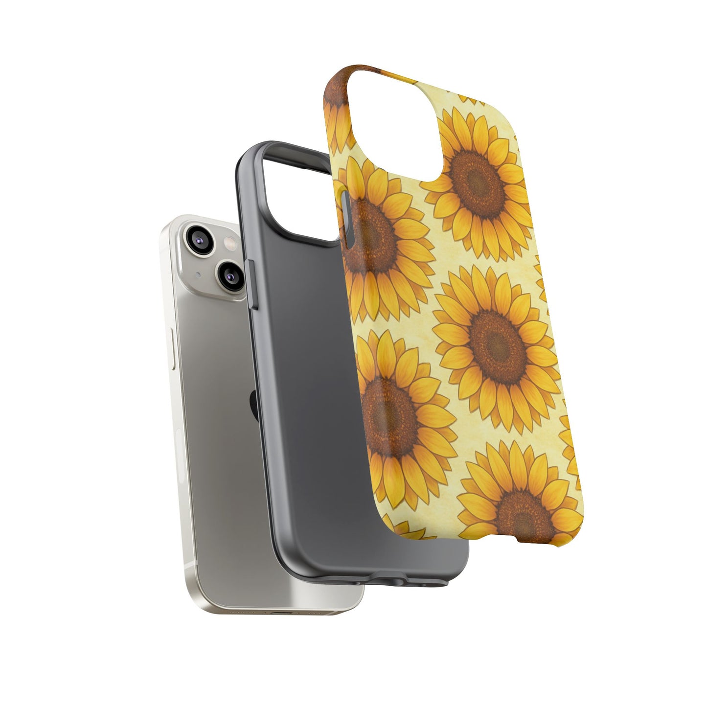 Sunflower Phone Cases - Tough Cases for Nature Lovers, Gift for Friends, Floral Design, Protective Case, Sunflower Decor