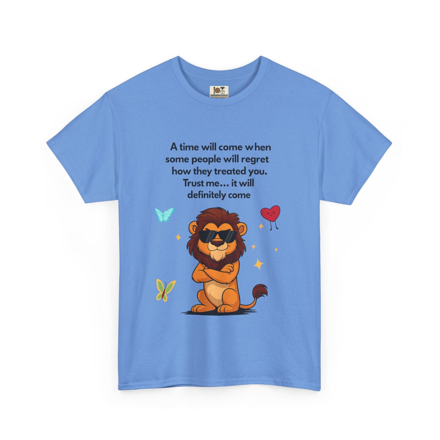 Empowering Lion Quote T-Shirt | Unisex Heavy Cotton Tee | Inspirational Graphic Tee, Gift for Friends, Motivational Apparel, Lion [...]