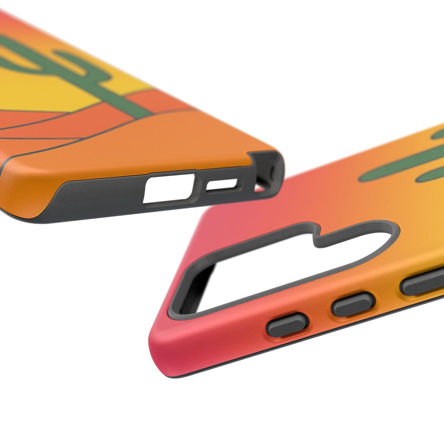 Desert Vibes Phone Case, Tough Cases, Cactus Design, Colorful Phone Cover, Summer Aesthetic, Unique Gift Idea
