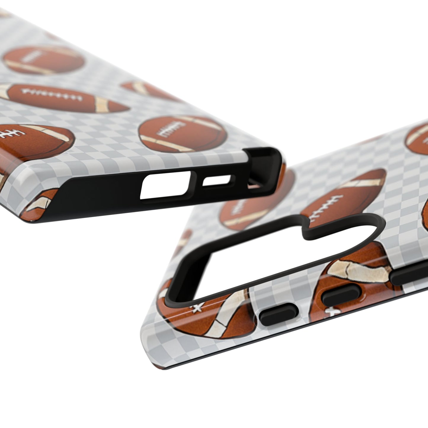 Football Phone Case, Tough Cases for Sports Fans, Unique Gift for Football Lovers, Protective Decor, Athletic Accessories