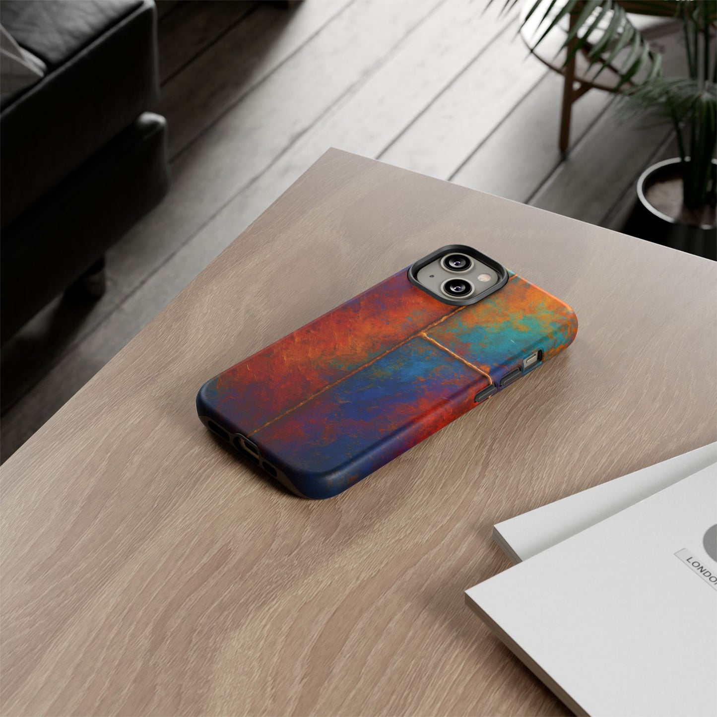 Vibrant Phone Case, Colorful Tough Case Cover, Artistic Phone Protector, Unique Smartphone Accessories, Gift for Tech Lovers