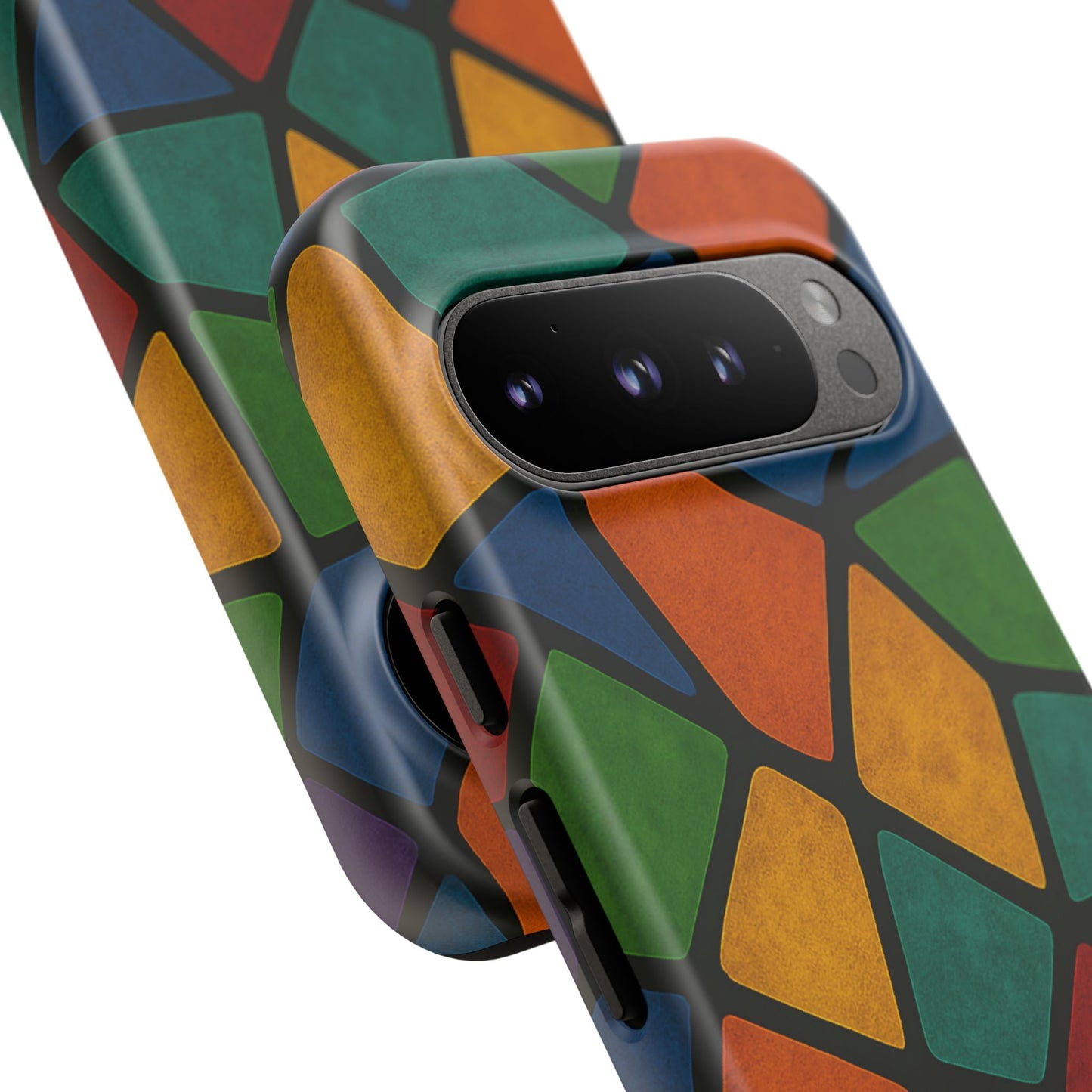 Colorful Mosaic Phone Case, Tough Cell Phone Cover, Vibrant Smartphone Protector, Unique Gift for Weddings, Birthday, Holidays