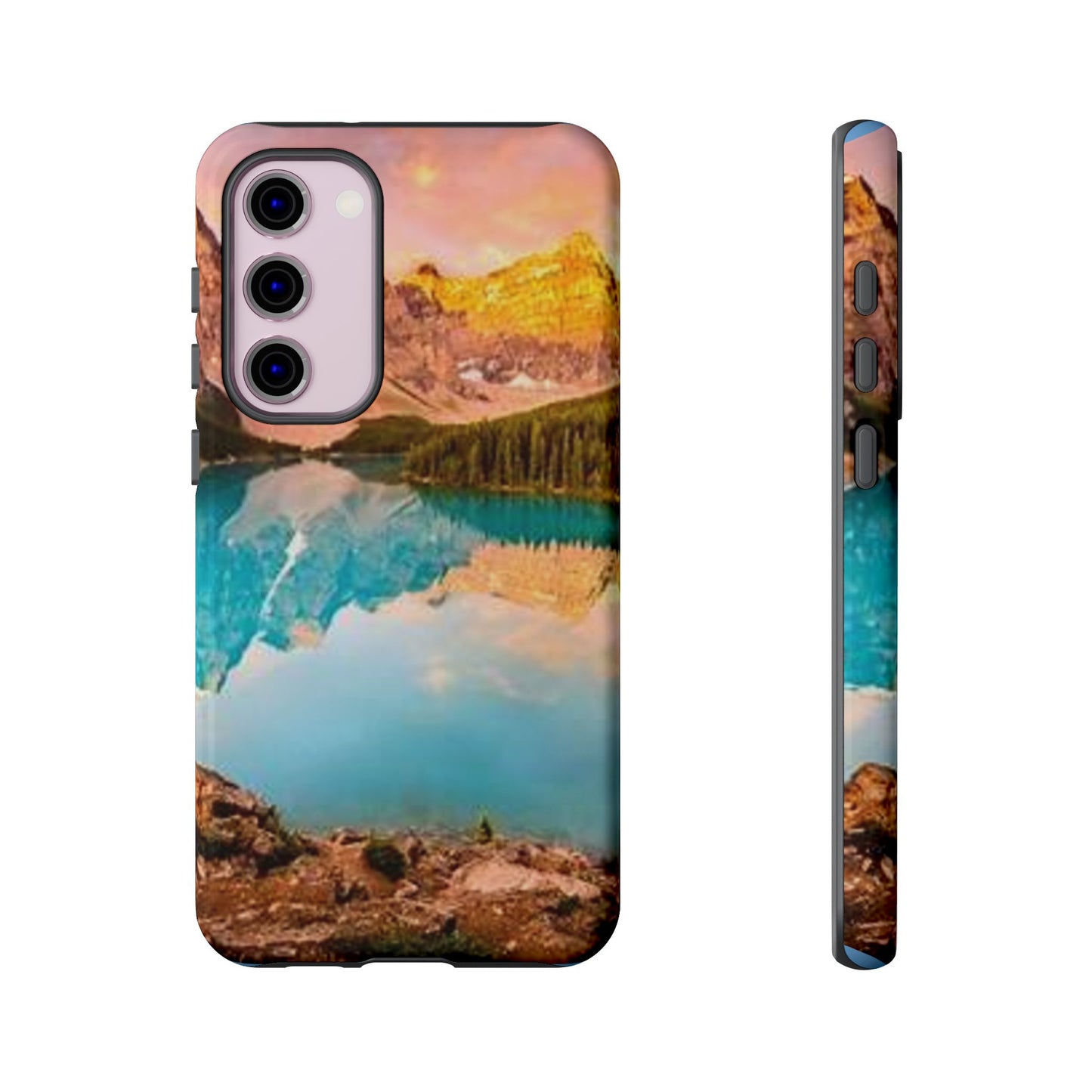 Nature-Inspired Phone Case with Mountain and Lake Design, Aesthetic Tough Cases for Outdoor Lovers, Phone Protection, Gift for Nature [...]