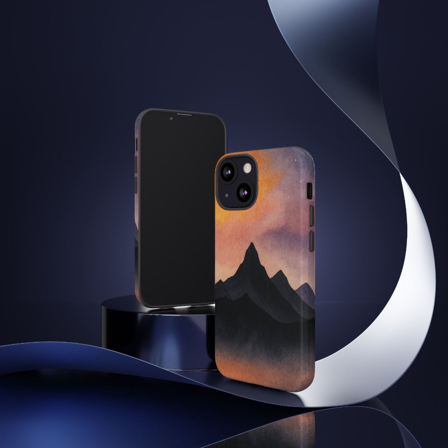 Mountain Sunset Phone Case, Nature Lover's Gift, Adventure Phone Cover, Unique Cellphone Accessories, Outdoor Enthusiast Decor