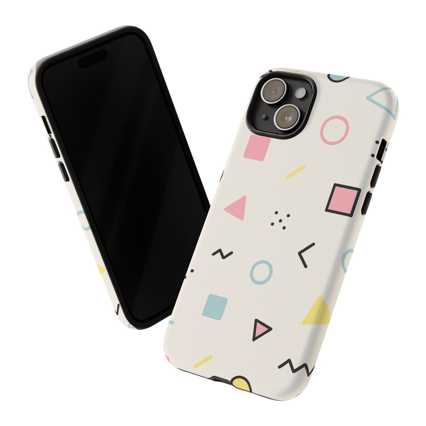 Geometric Phone Case - Stylish Tough Cases for Trendsetters, Unique Phone Covers, Modern Accessories, Gift Ideas for Her
