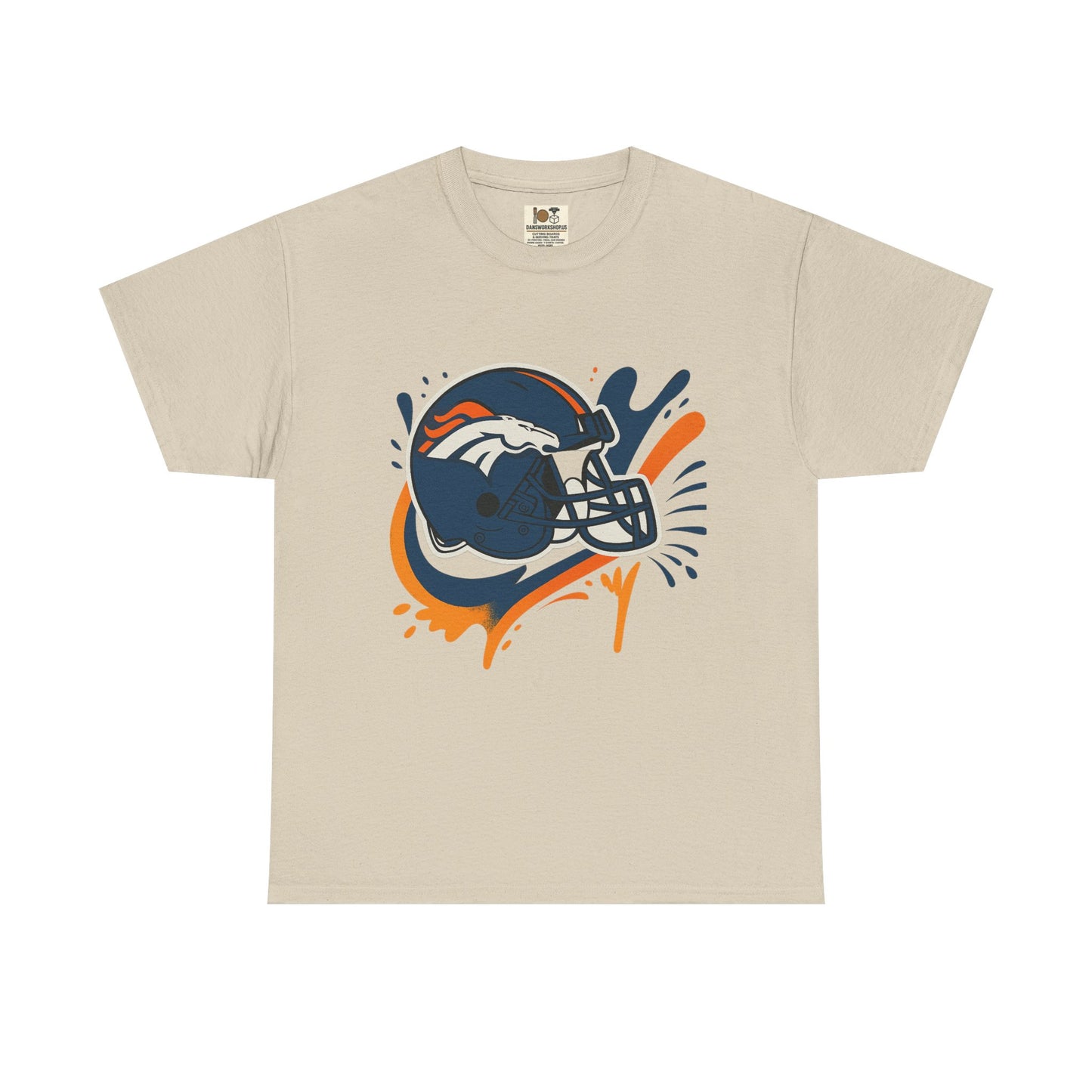 Denver Broncos Heavy Cotton Tee, Sports Team Shirt, Game Day Apparel, Unisex T-Shirt, Football Fan Gift, Denver Merchandise
