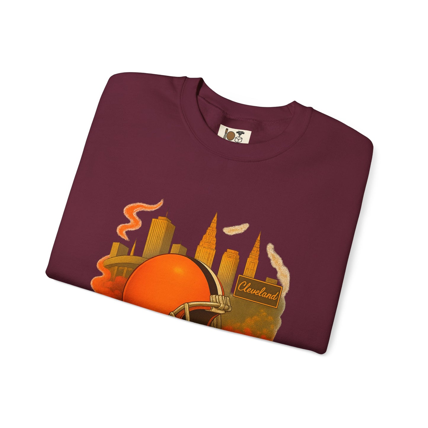 Cleveland Football Crewneck Sweatshirt