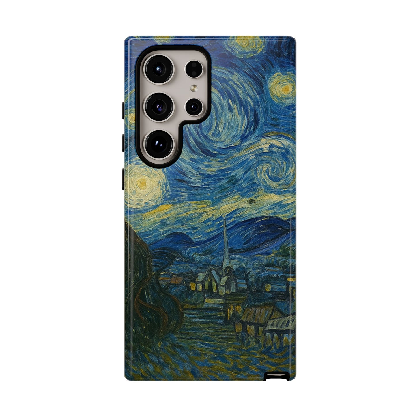 Starry Night Phone Case, Artistic Cell Phone Cover, Gift for Art Lovers, Unique Phone Accessory, Birthday Gift for Him/Her, Tough Cases