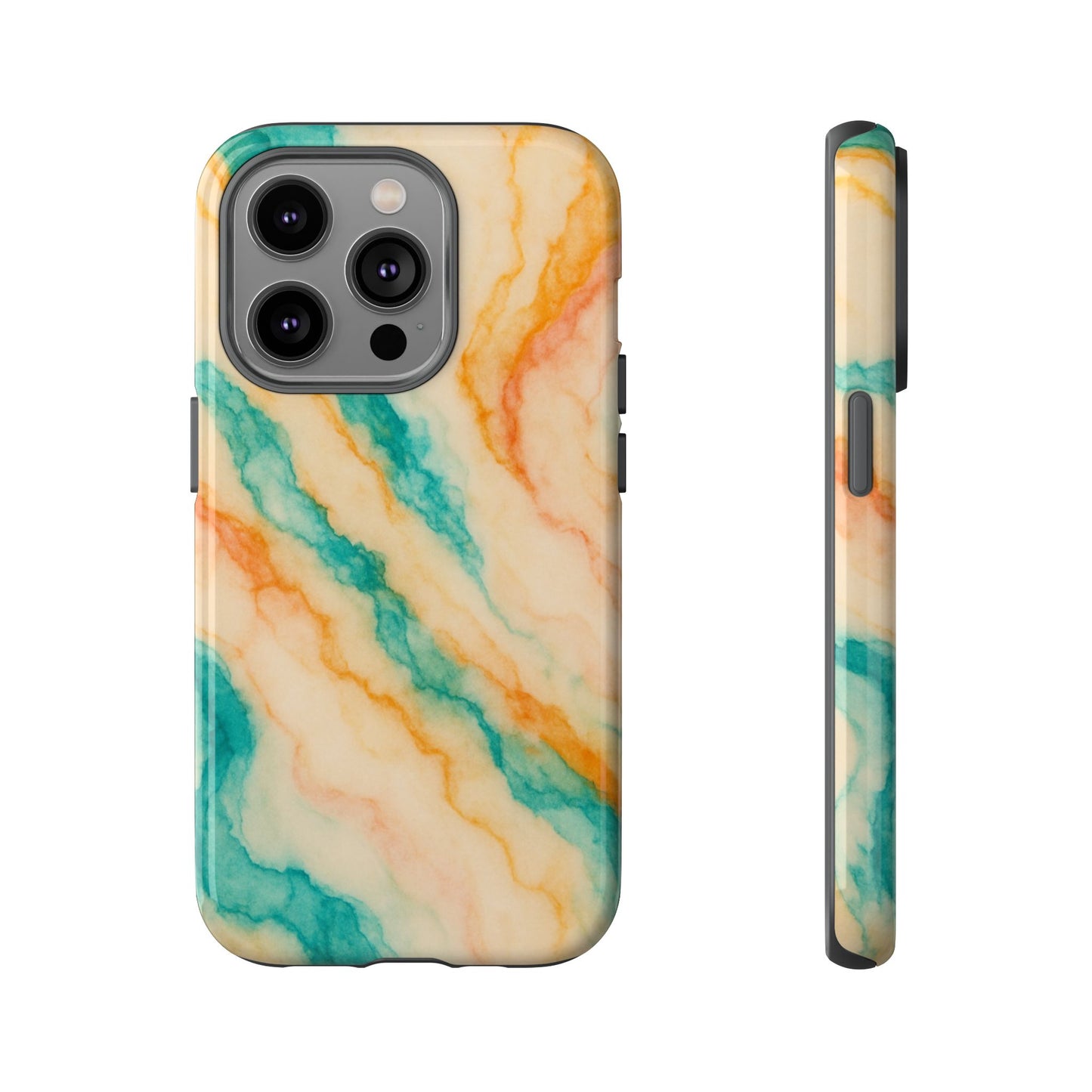 Stylish Phone Case - Tough Cases with Abstract Marble Design, Trendy Accessory, Gift for Her, Protective Case, Unique Phone Cover
