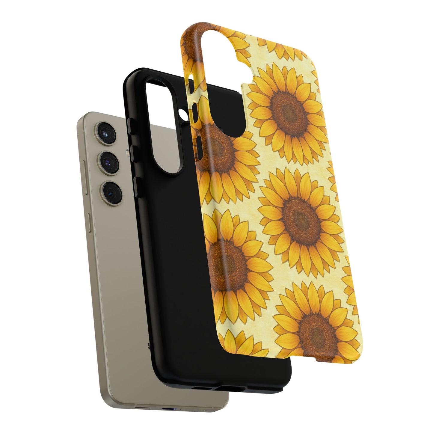 Sunflower Phone Cases - Tough Cases for Nature Lovers, Gift for Friends, Floral Design, Protective Case, Sunflower Decor