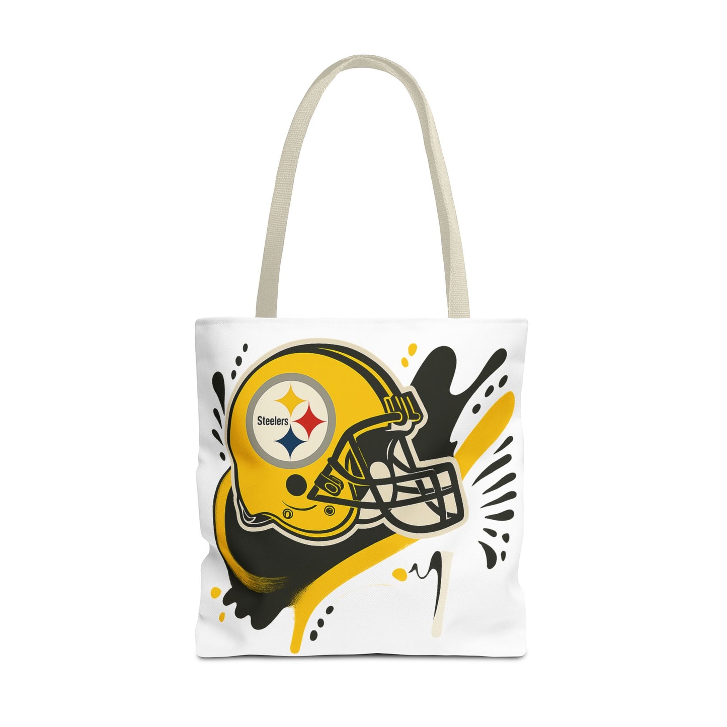 Steelers Inspired Tote Bag, Football Fan Accessory, Game Day Tote, Sports Bag, Personalized Gift for Him