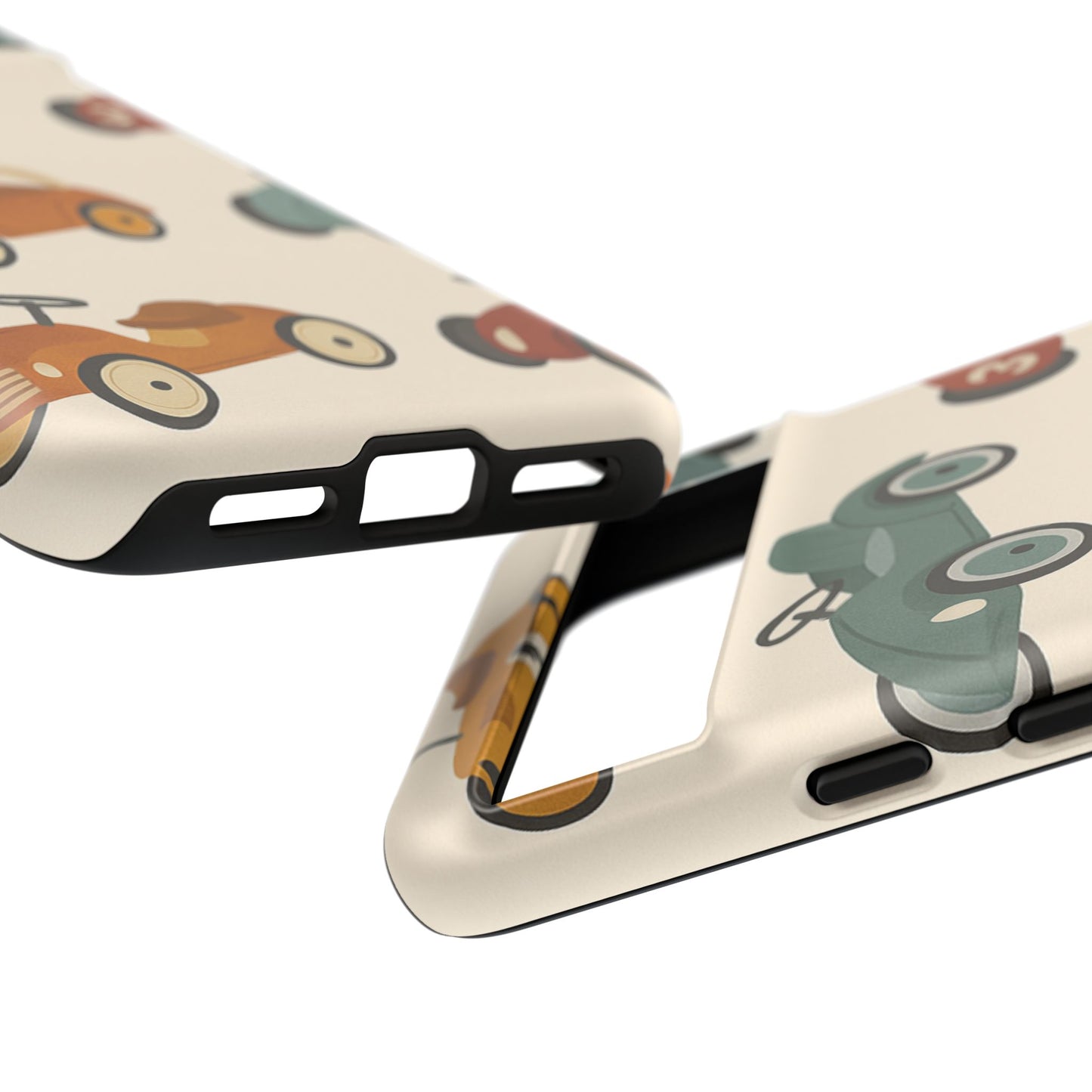 Vintage Car Phone Case, Tough Cases, Kids Gift, Car Lover Accessory, Retro Style, Phone Protection, Unique Design, pedal cars