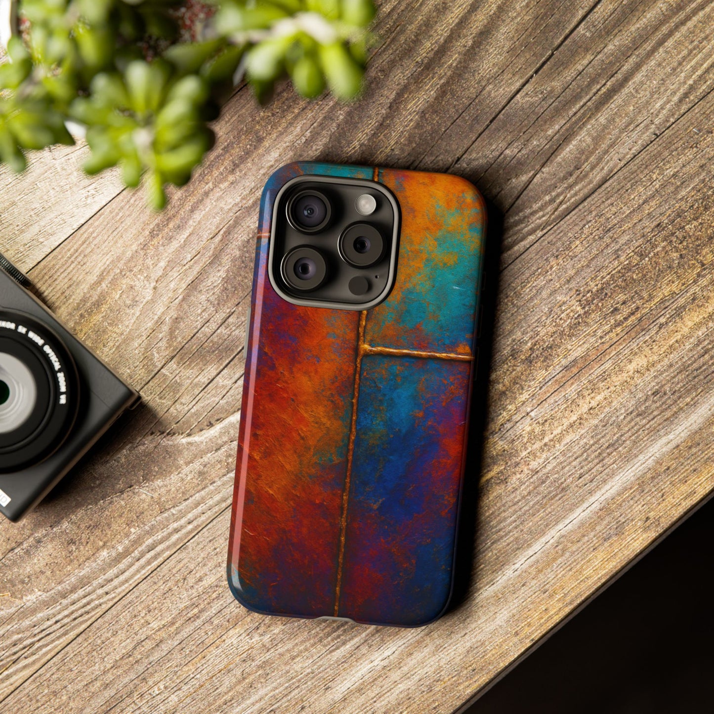 Colorful Artistic Phone Case, Tough Cases, Vibrant Phone Cover, Protective Case, Unique Gift for Art Lovers, Birthday Gift