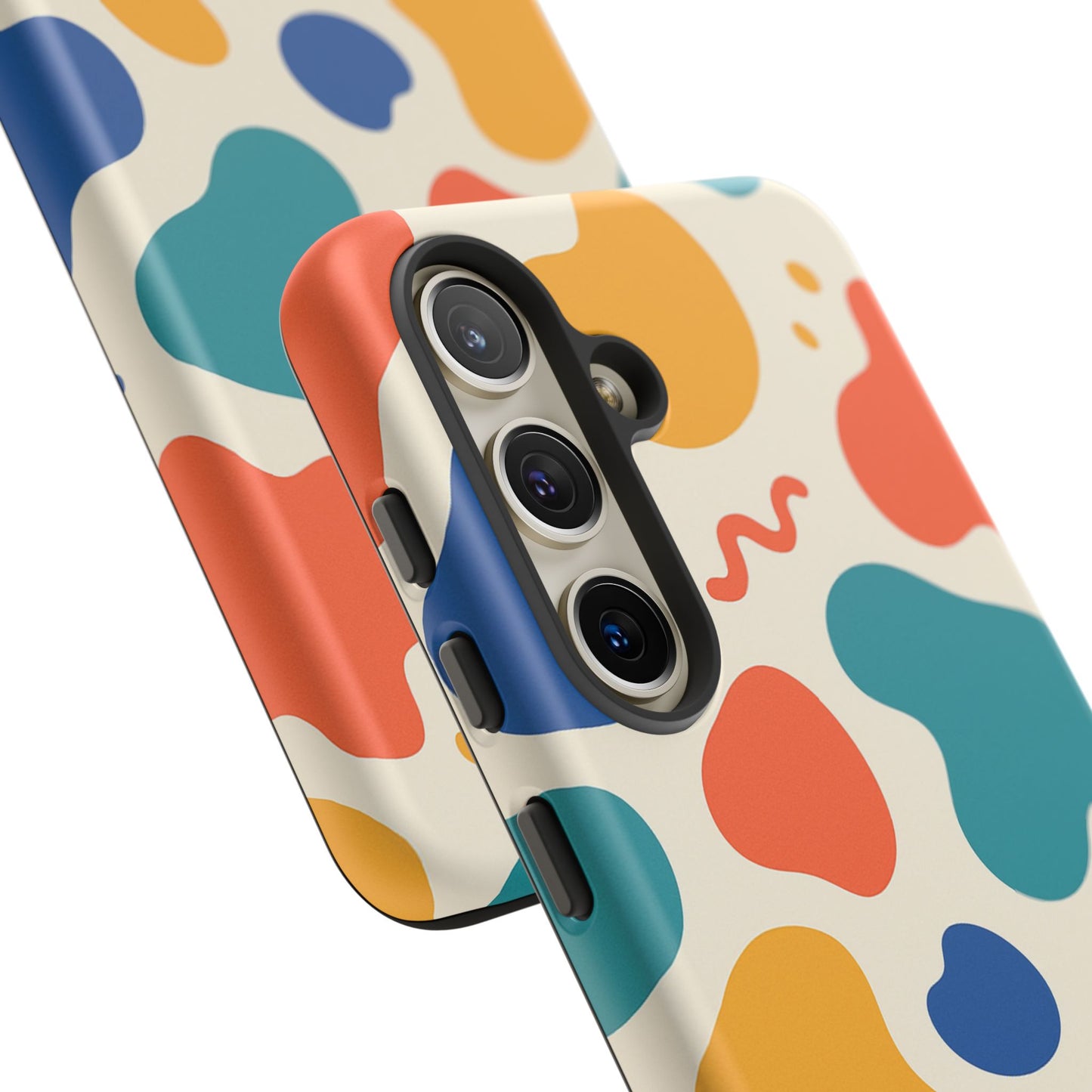 Colorful Phone Case with Abstract Design, Stylish Phone Cover, Trendy Tech Accessory for Her, Unique Gift Idea, Fun Patterned Case