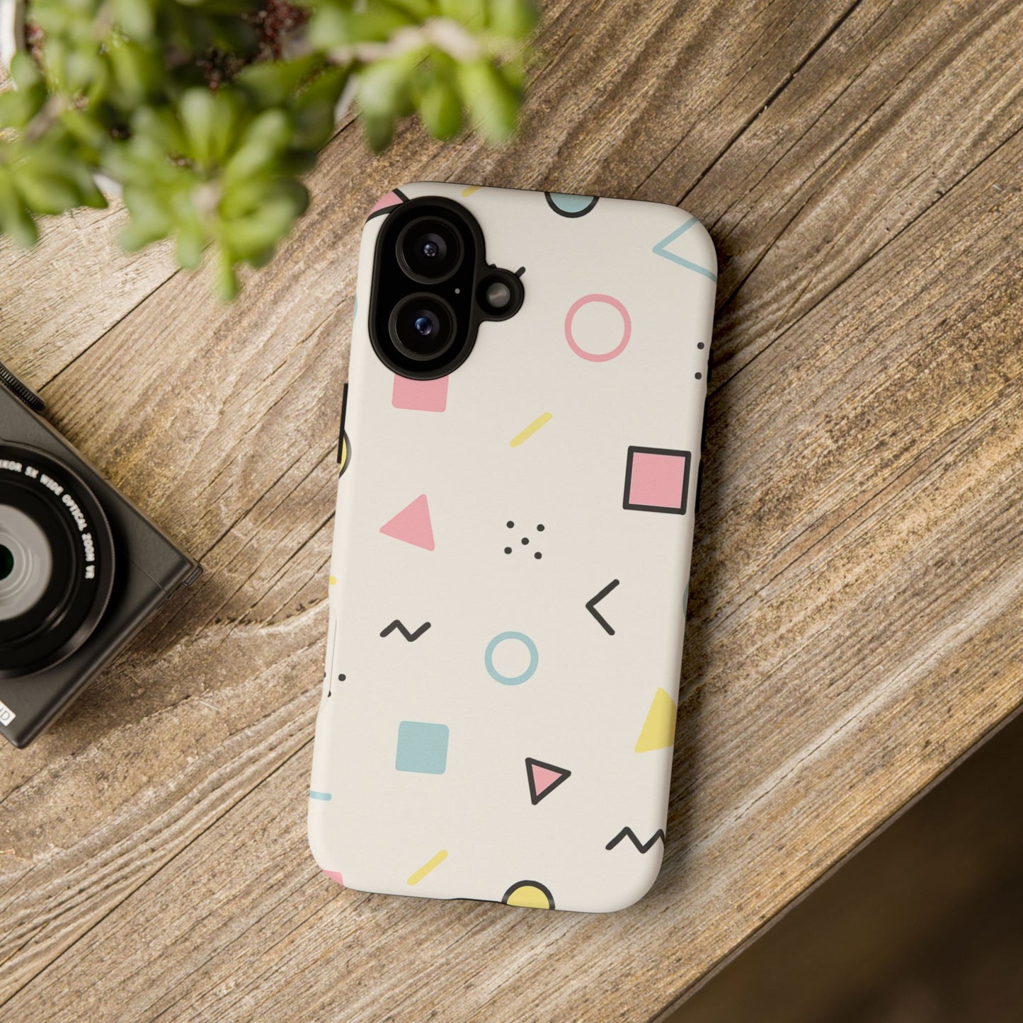 Geometric Phone Case - Stylish Tough Cases for Trendsetters, Unique Phone Covers, Modern Accessories, Gift Ideas for Her