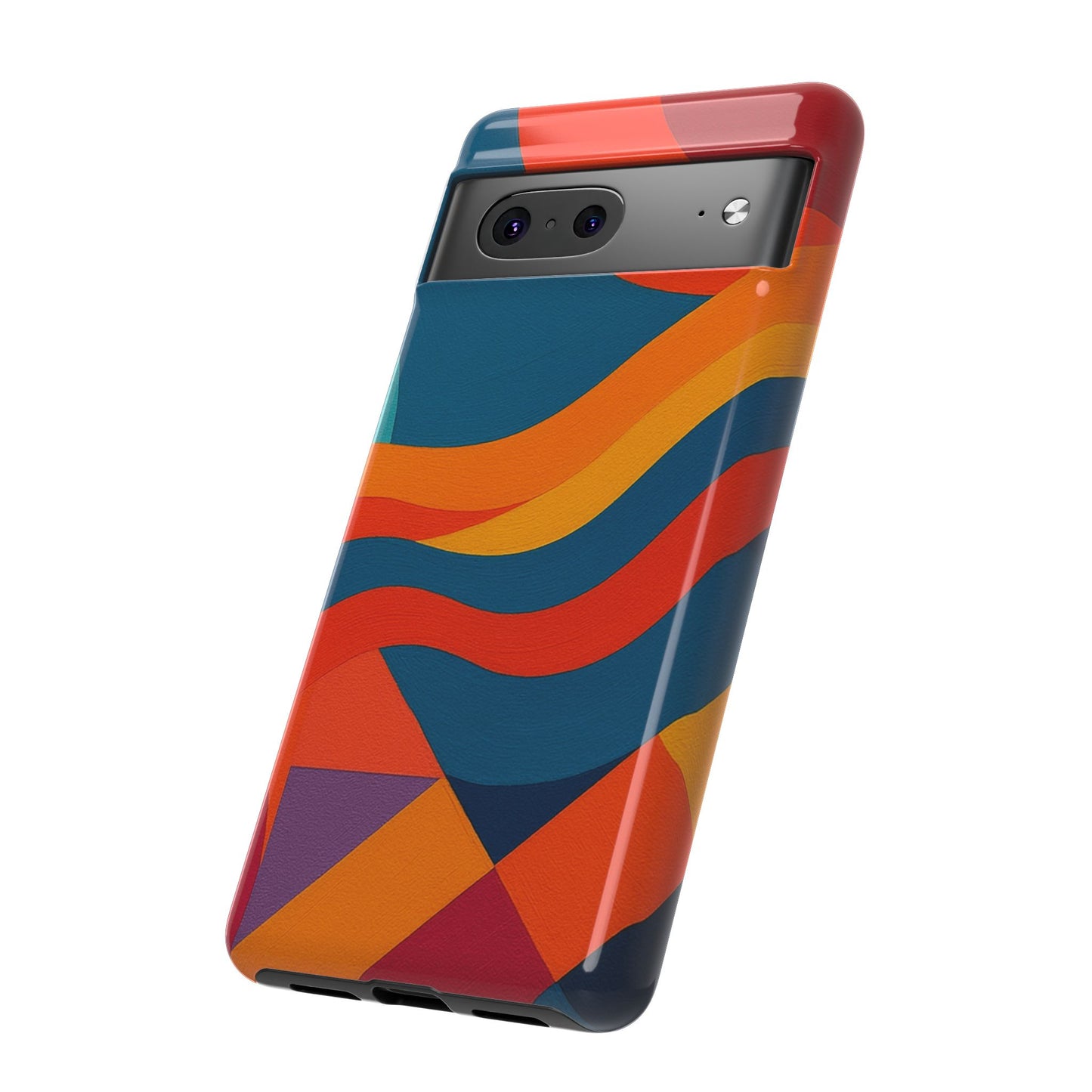 Vibrant Phone Case, Abstract Design Cover, Tough Cases for All Occasions, Stylish Gift for Tech Lovers, Modern Phone Accessories