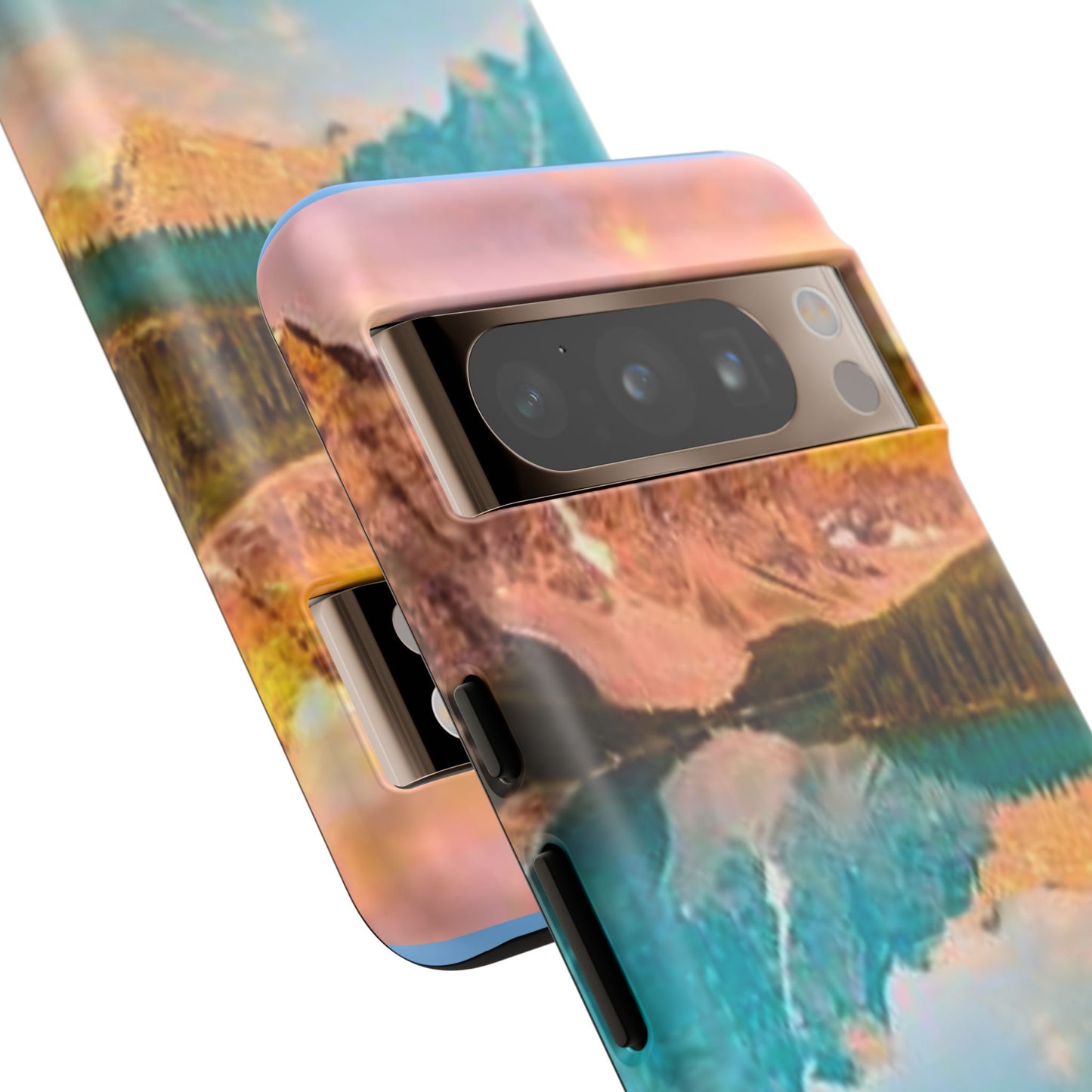 Nature-Inspired Phone Case with Mountain and Lake Design, Aesthetic Tough Cases for Outdoor Lovers, Phone Protection, Gift for Nature [...]