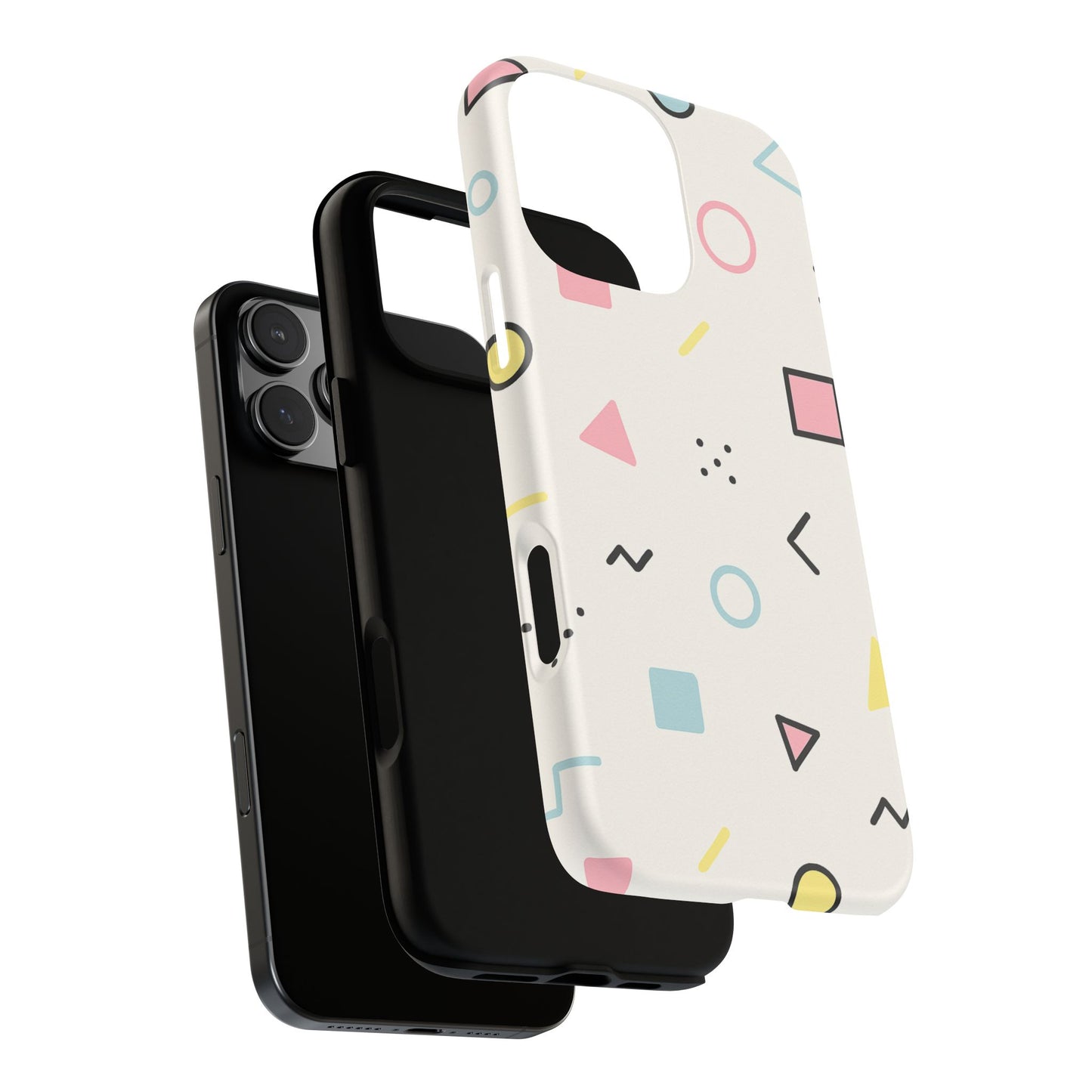 Geometric Phone Case - Stylish Tough Cases for Trendsetters, Unique Phone Covers, Modern Accessories, Gift Ideas for Her