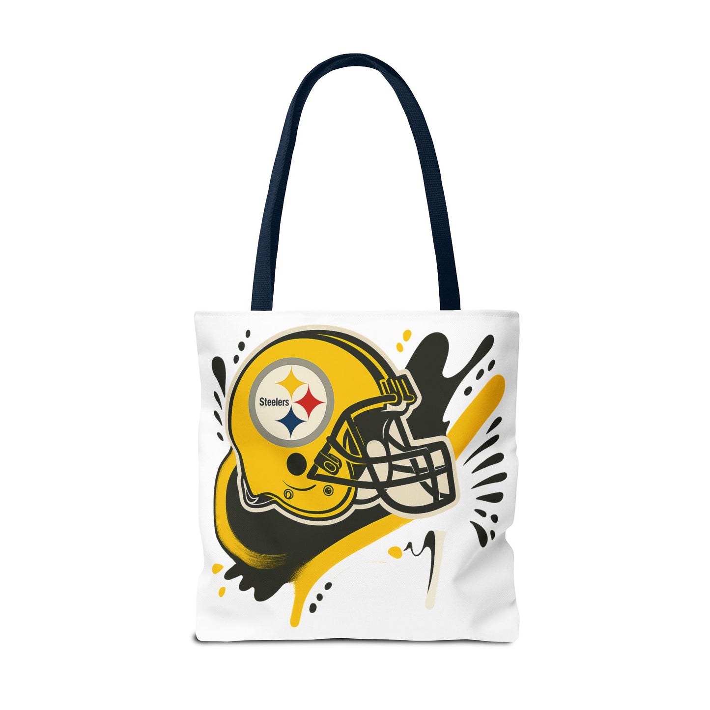 Steelers Inspired Tote Bag, Football Fan Accessory, Game Day Tote, Sports Bag, Personalized Gift for Him