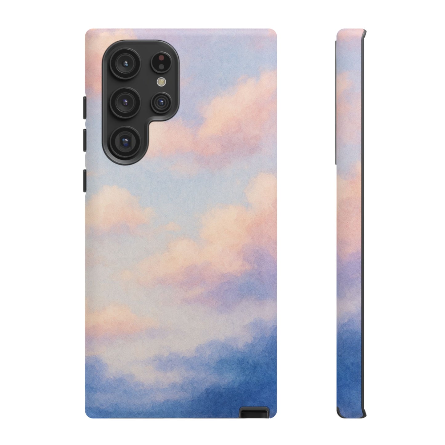 Sky Blue Cloud Phone Case, Tough Phone Cover, Aesthetic Cell Phone Accessory, Gift for Teen, Trendy Tech Protection
