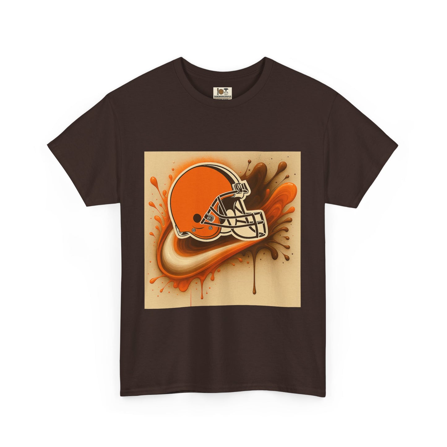 Cleveland Browns Fan Tee, Unisex Heavy Cotton Shirt, Game Day Apparel, Sports T-Shirt, NFL Team Gear, Casual Comfort Wear