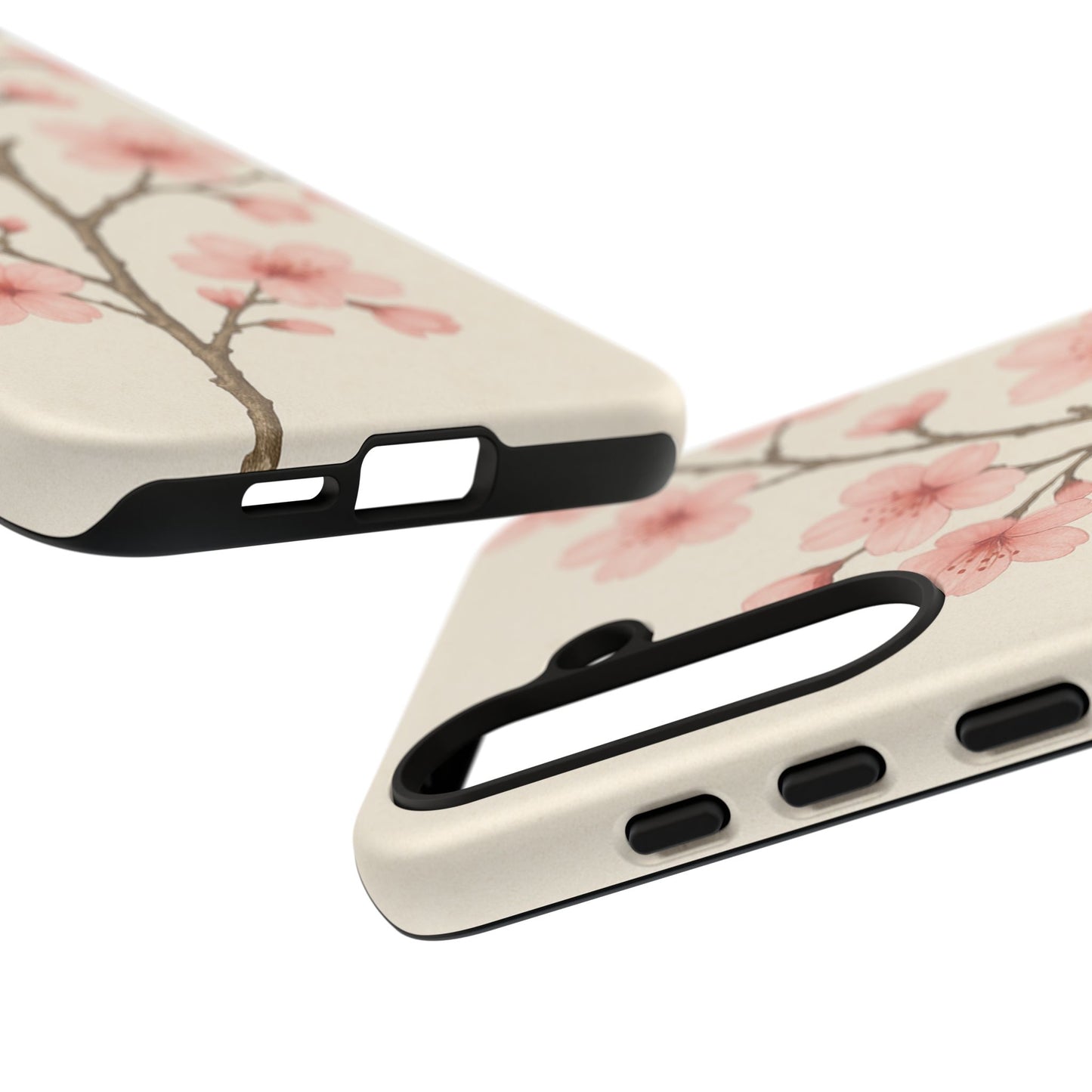 Cherry Blossom Phone Case, Floral Phone Cover, Tough Case for Gifts, Spring Decor, Cute Tech Accessories, Nature Lover's Gift