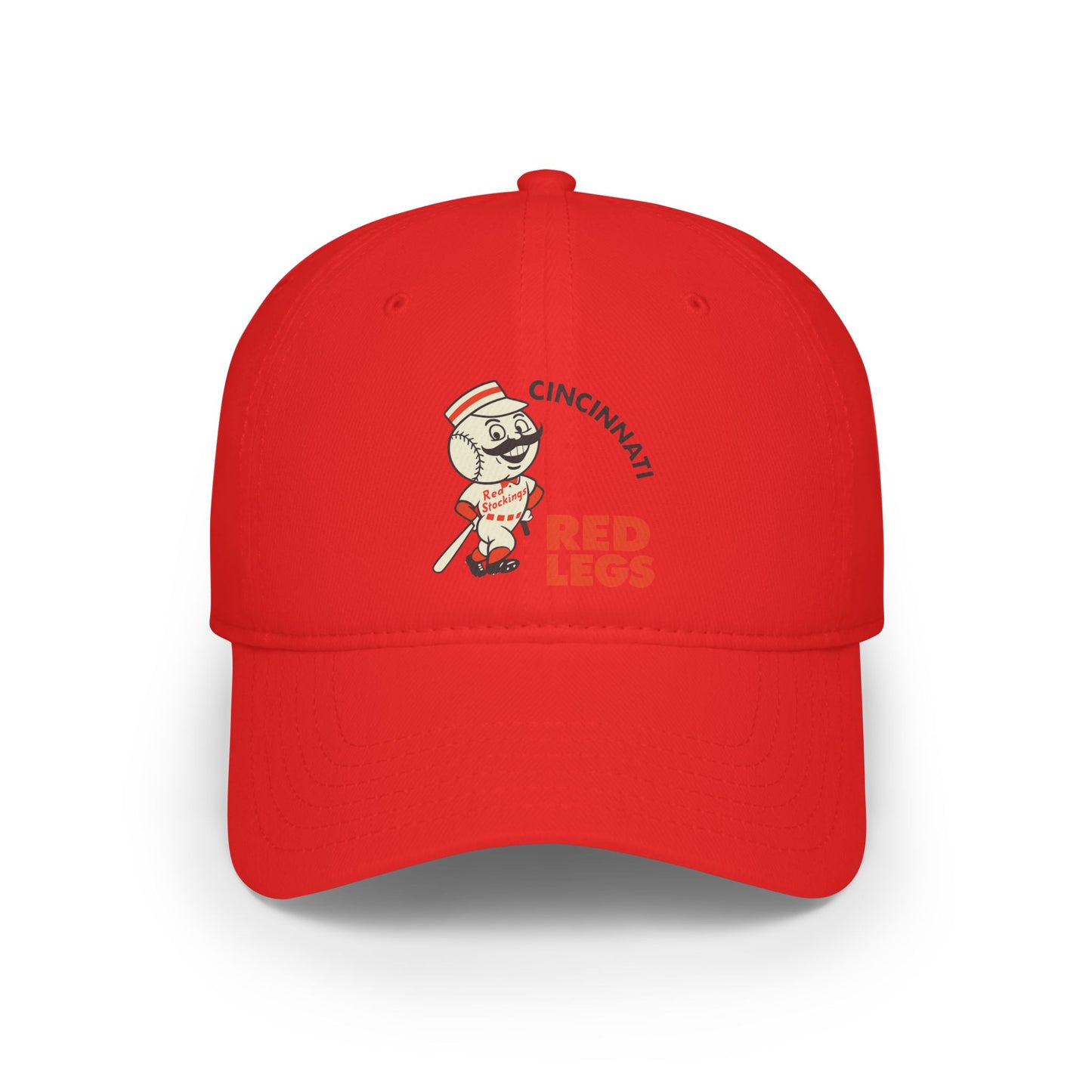 Cincinnati Reds Low Profile Baseball Cap, Adjustable Red Hat, Sports Cap, Team Gear, Gift for Baseball Fans