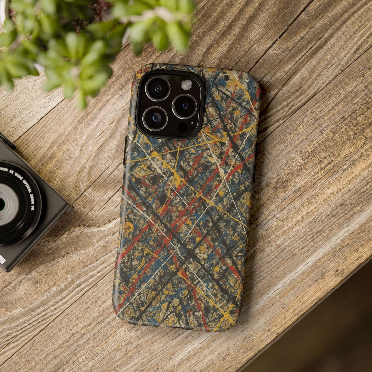 Tough Cases Phone Case - Bold Abstract Design, Stylish Mobile Cover, Unique Gift for Him/Her, Durable Accessory, Trendy Protection
