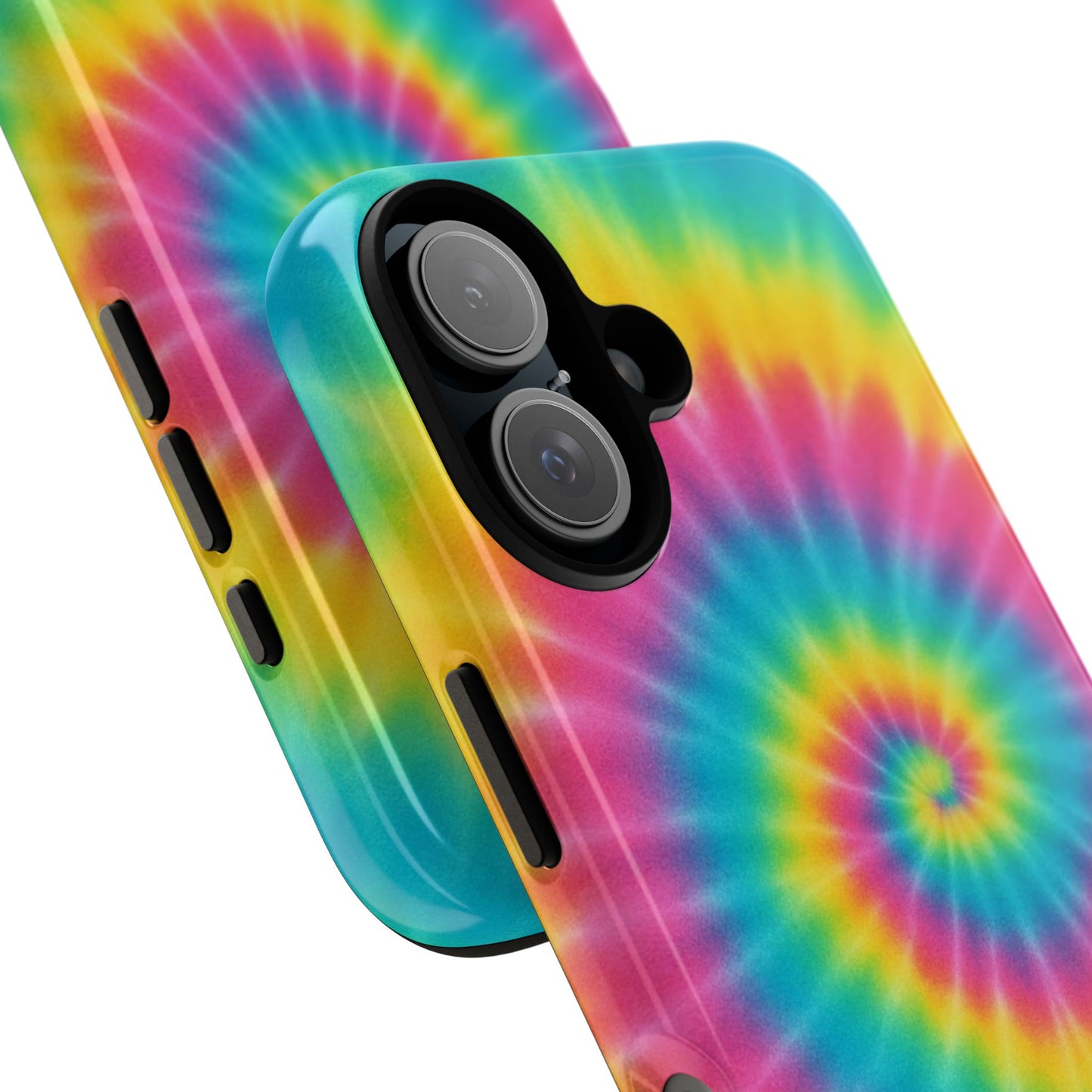 Colorful Tie-Dye Phone Case, Vibrant Phone Cover, Boho Style Accessory, Gift for Teens, Trendy Phone Accessories