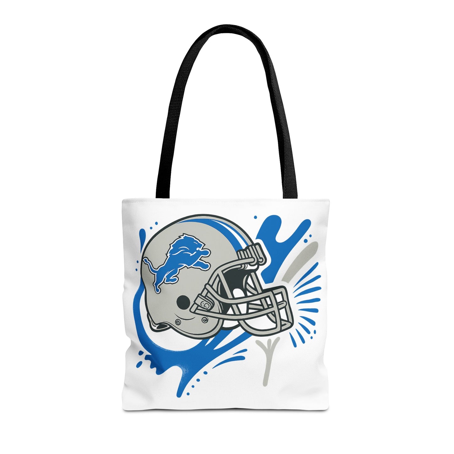 Sporty Tote Bag, Floral Football Tote, Game Day Bag, NFL Team Spirit Bag, Birthday Gift for Sports Fans, Everyday Use Bag