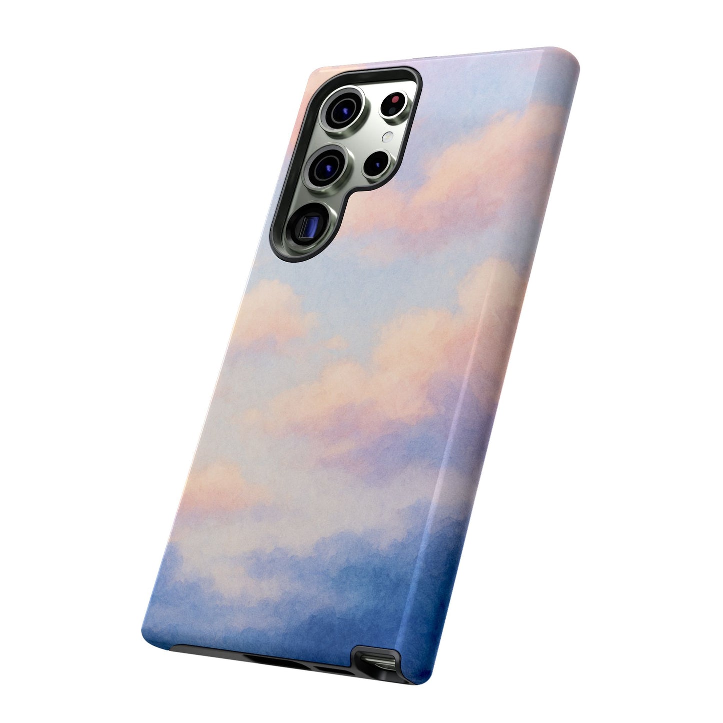 Sky Blue Cloud Phone Case, Tough Phone Cover, Aesthetic Cell Phone Accessory, Gift for Teen, Trendy Tech Protection
