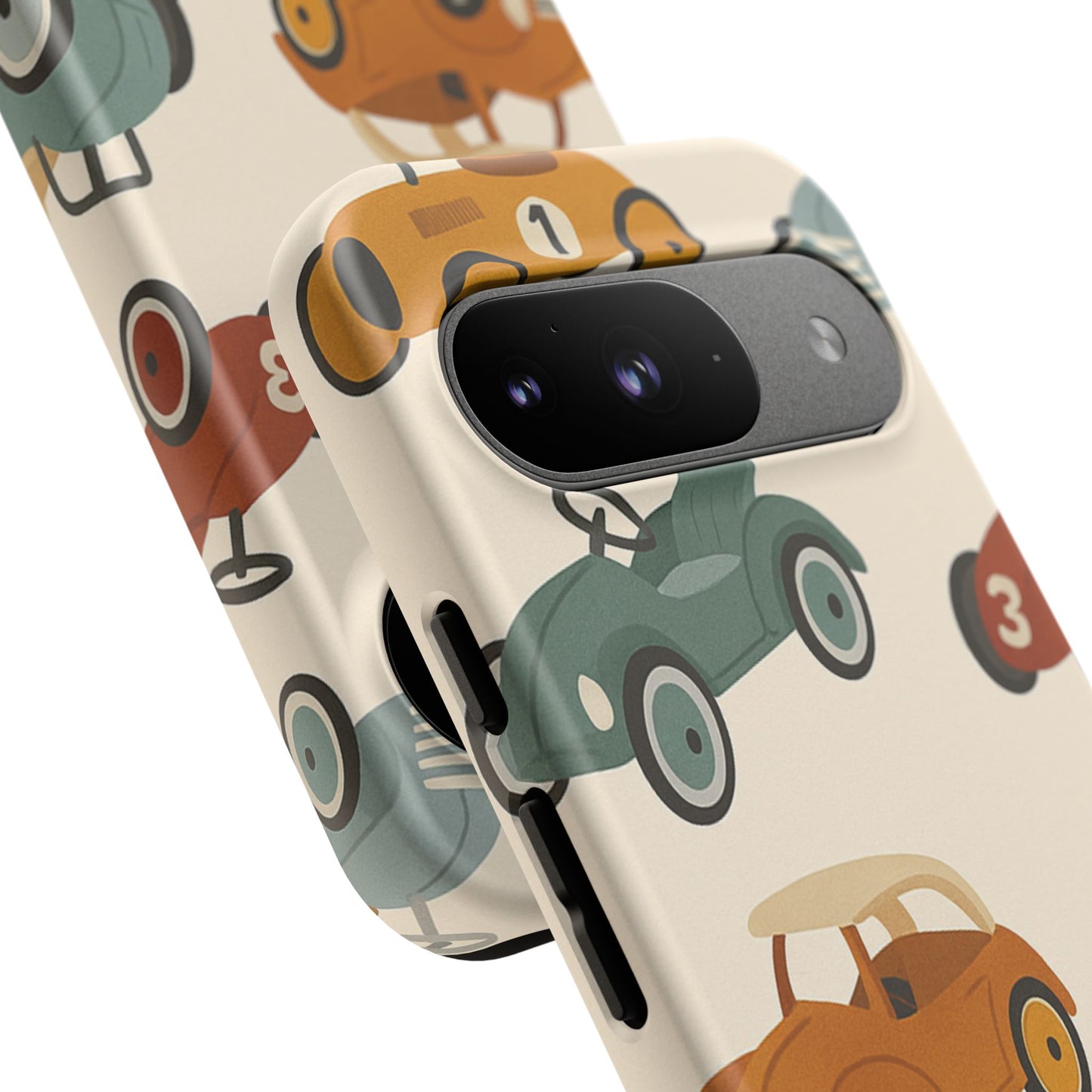 Vintage Car Phone Case, Tough Cases, Kids Gift, Car Lover Accessory, Retro Style, Phone Protection, Unique Design, pedal cars