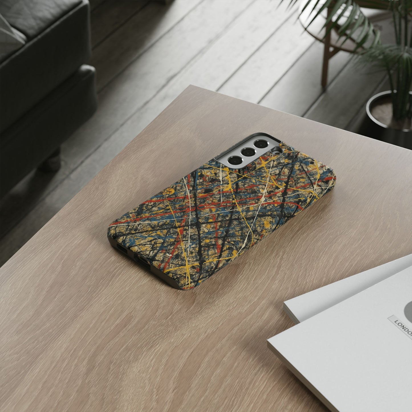 Tough Cases Phone Case - Bold Abstract Design, Stylish Mobile Cover, Unique Gift for Him/Her, Durable Accessory, Trendy Protection